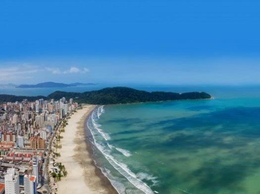 Apartamento Completo Na Quadra Da Praia Da Guilhermina Appartamento Praia Grande  Esterno foto