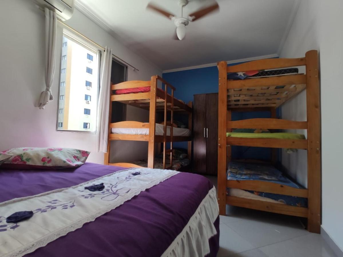 Apartamento Completo Na Quadra Da Praia Da Guilhermina Appartamento Praia Grande  Esterno foto
